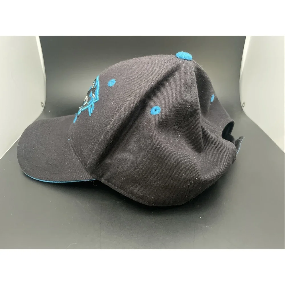 NFL Carolina Panthers Cap - Black - Backstrap One Size Fits‎ All Blue